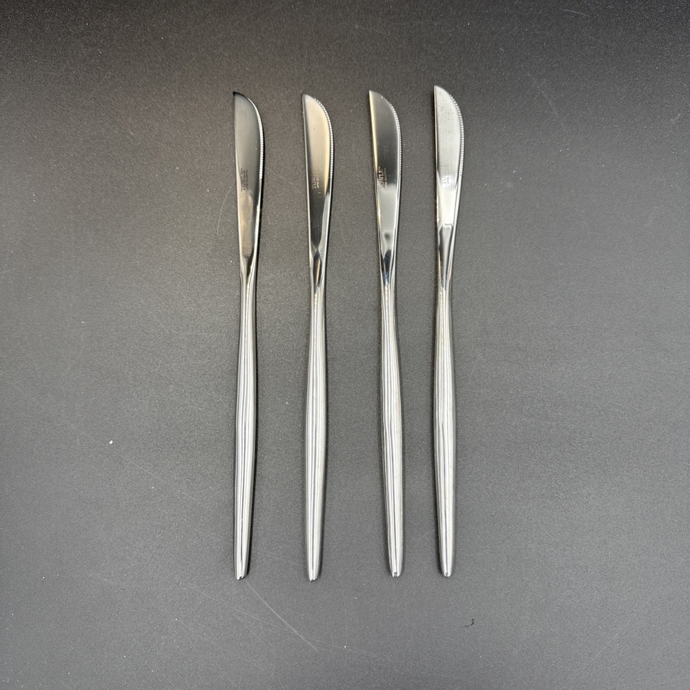 Towle Living Shea 9 1/4" Dinner Knife Stainless Steel Glossy 4 Piece